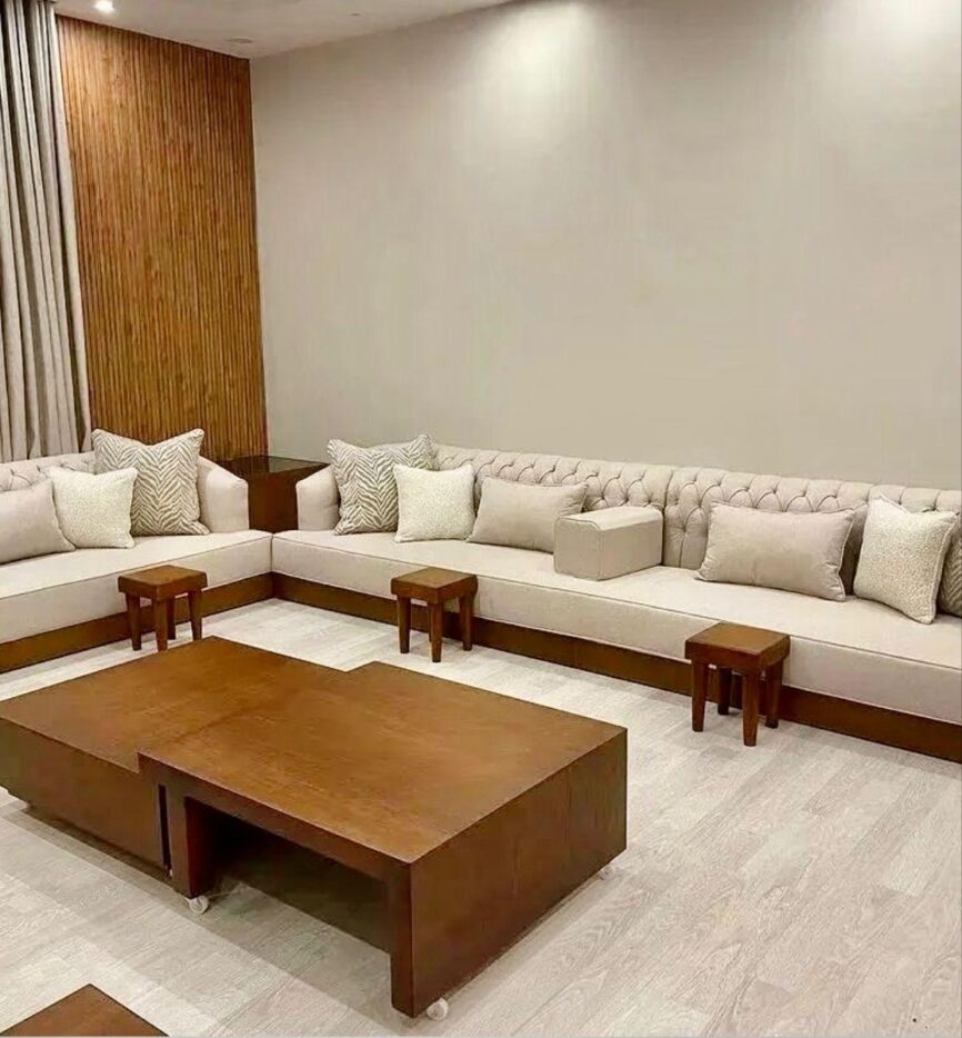 Tufted Back Modern Majlis Sofa